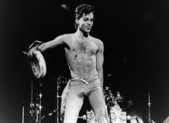 Prince Performing Shirtless on Stage Vintage Original Photograph