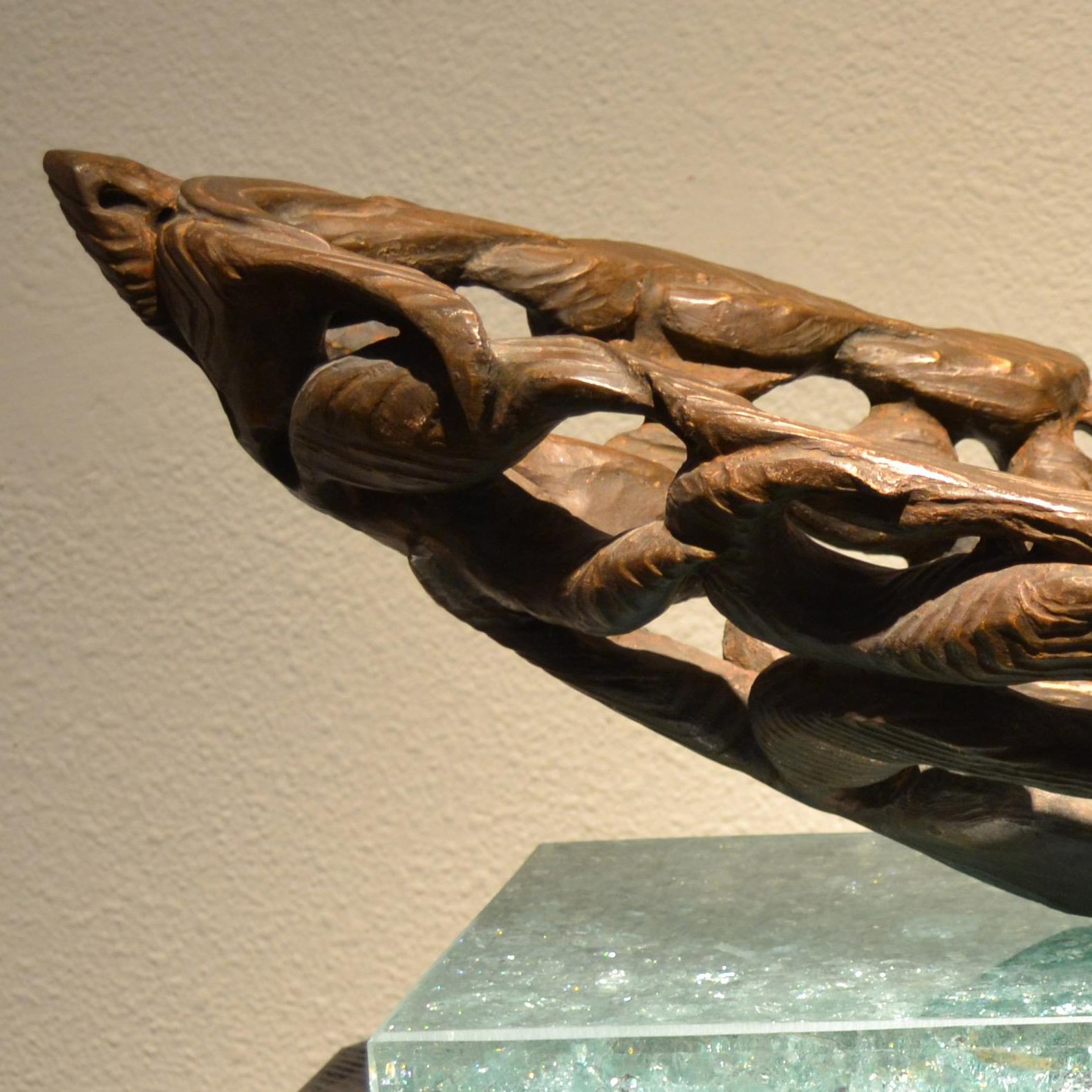 LOST STARFISH CANOE - Sculpture by Steve Jensen