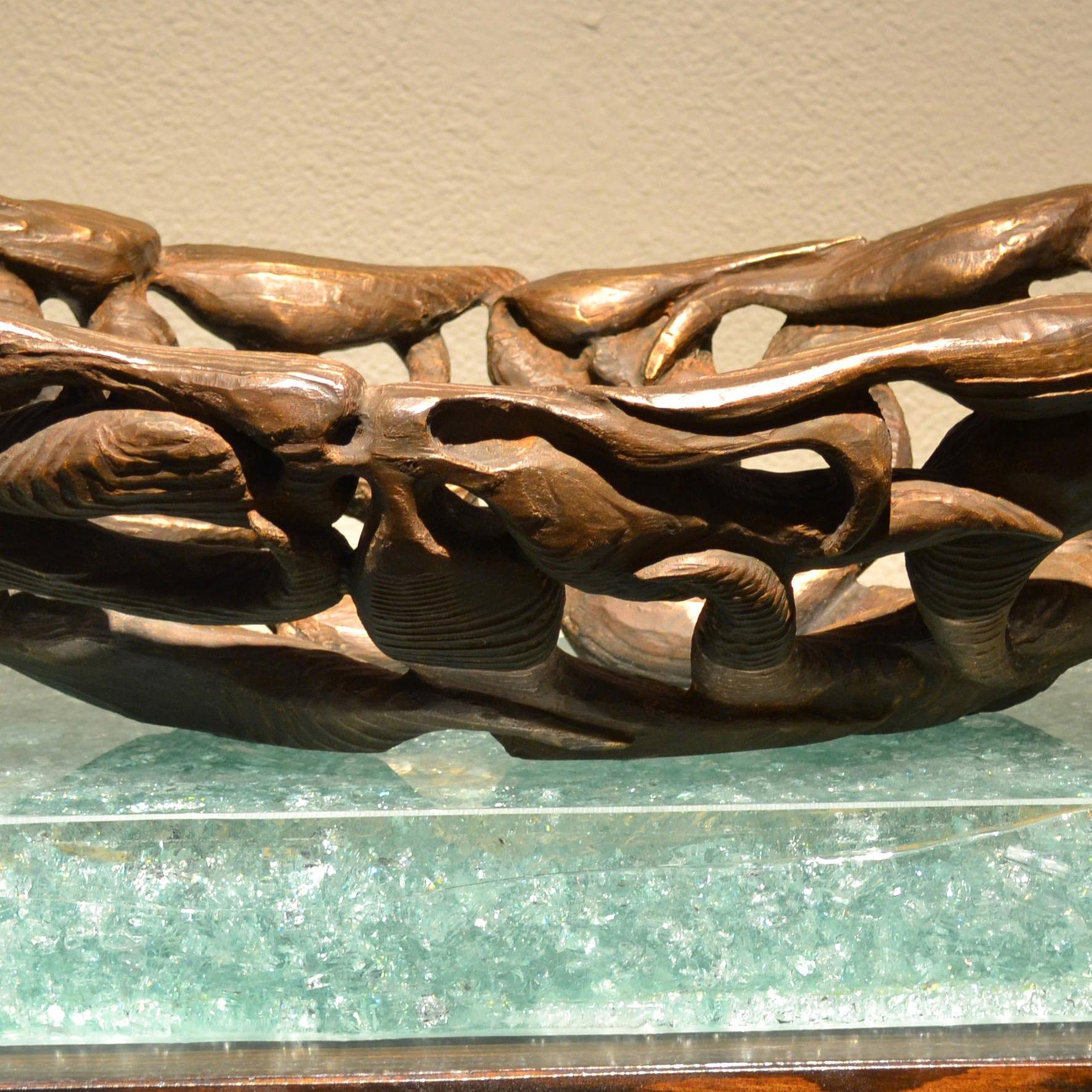 LOST STARFISH CANOE - Contemporary Sculpture by Steve Jensen