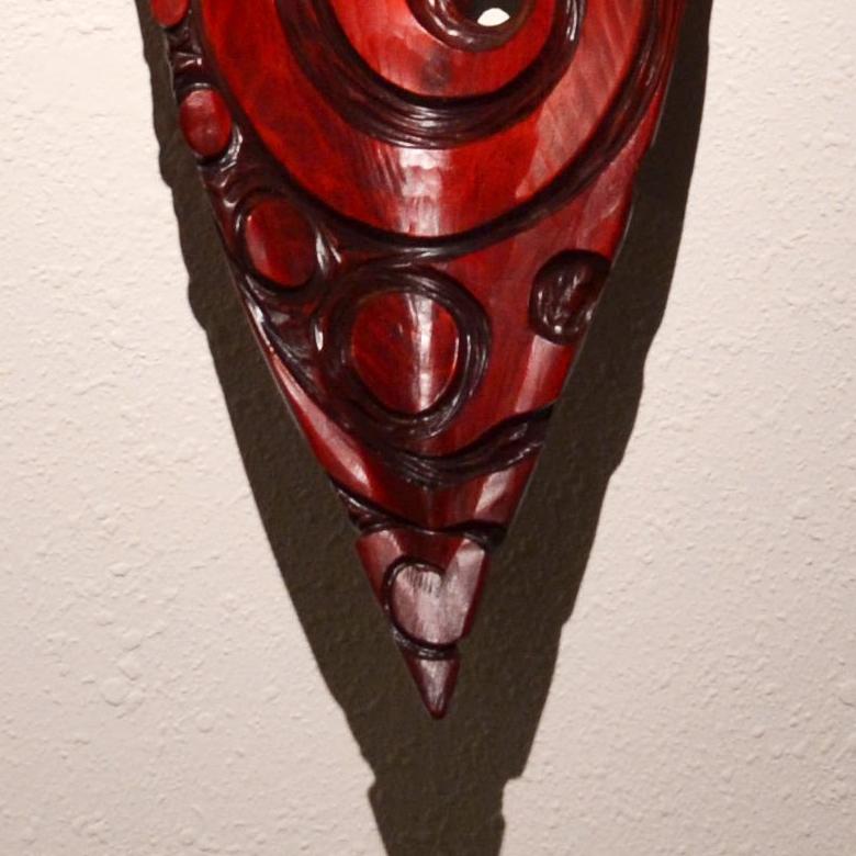 RED BOAT - Brown Figurative Sculpture by Steve Jensen