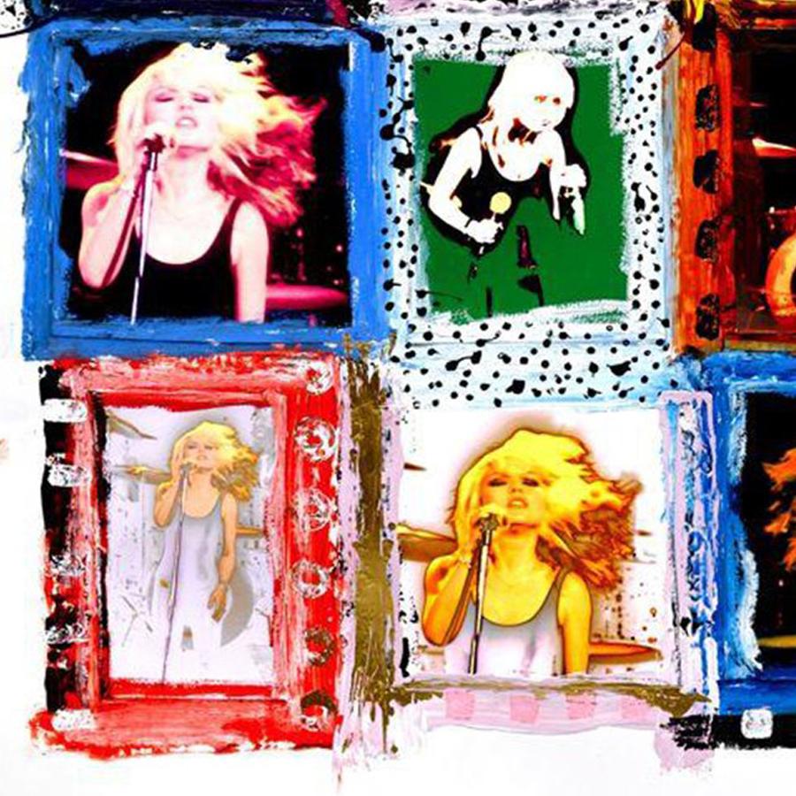 Blondie, Palladium NYC, 1978 - Contemporary Mixed Media Art by Steve Joester