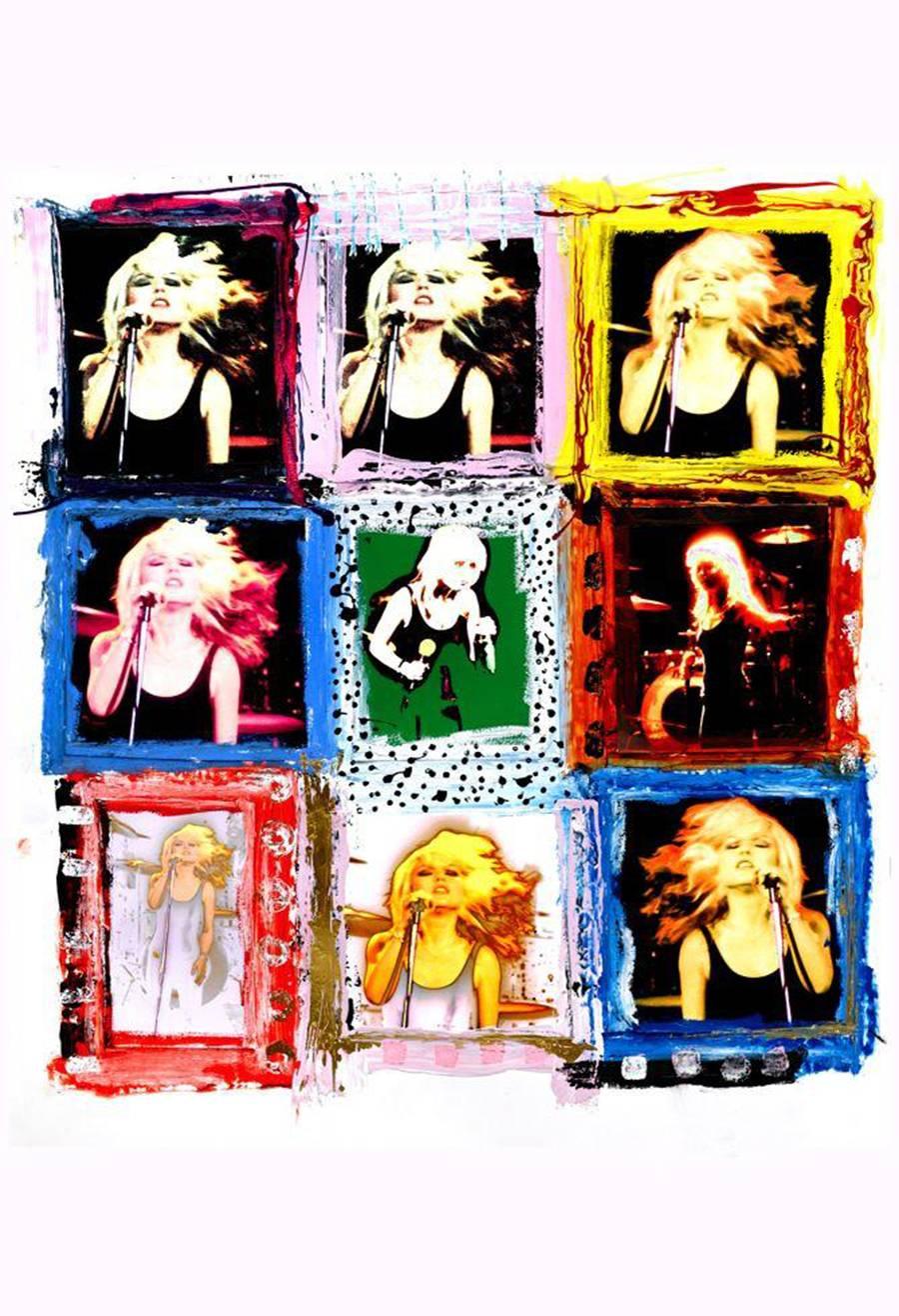 Blondie, Palladium NYC, 1978 - Mixed Media Art by Steve Joester