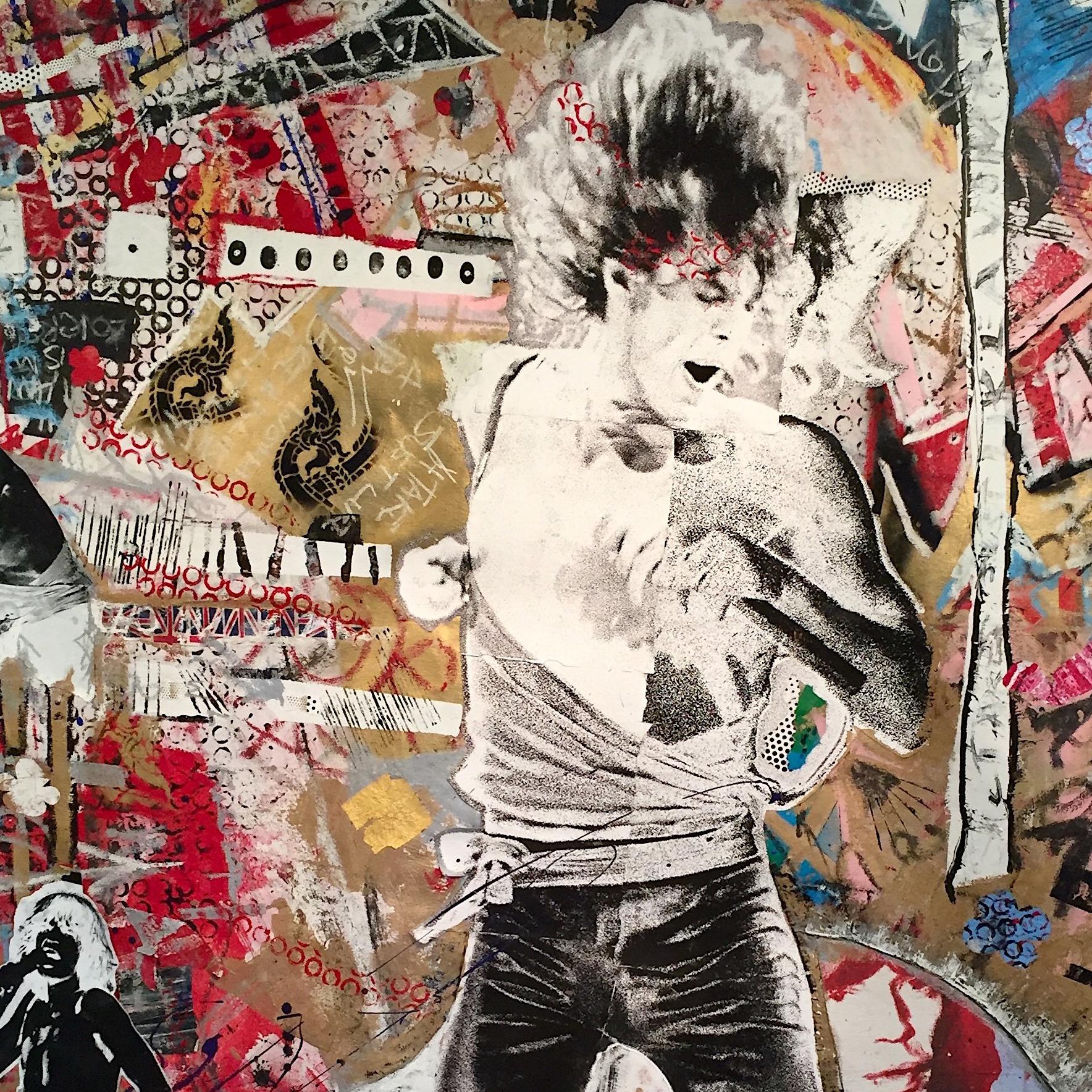 Mick #3 (Zeitgenössisch), Mixed Media Art, von Steve Joester