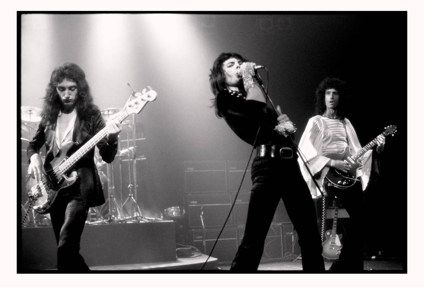 Steve Joester Black and White Photograph - Queen, London, 1976