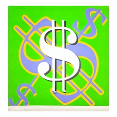 „Dollar-Schild (Green Classic)“ Handsignierte und nummerierte limitierte Auflage
