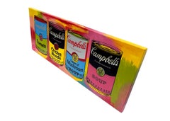 Campbell's Soup Cans (stretched unique oil painted canvas)