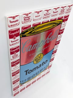 Campbell's Tomato Soup (hand signed embellished canvas)