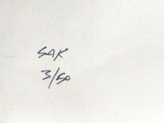 Crying Girl - Homenaje a Lichtenstein (lienzo embellecido firmado a mano)