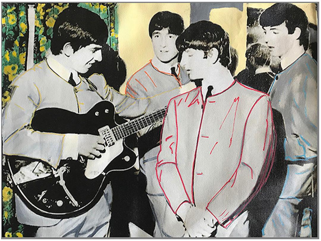 George's Song (Beatles) - Painting by Steve Kaufman