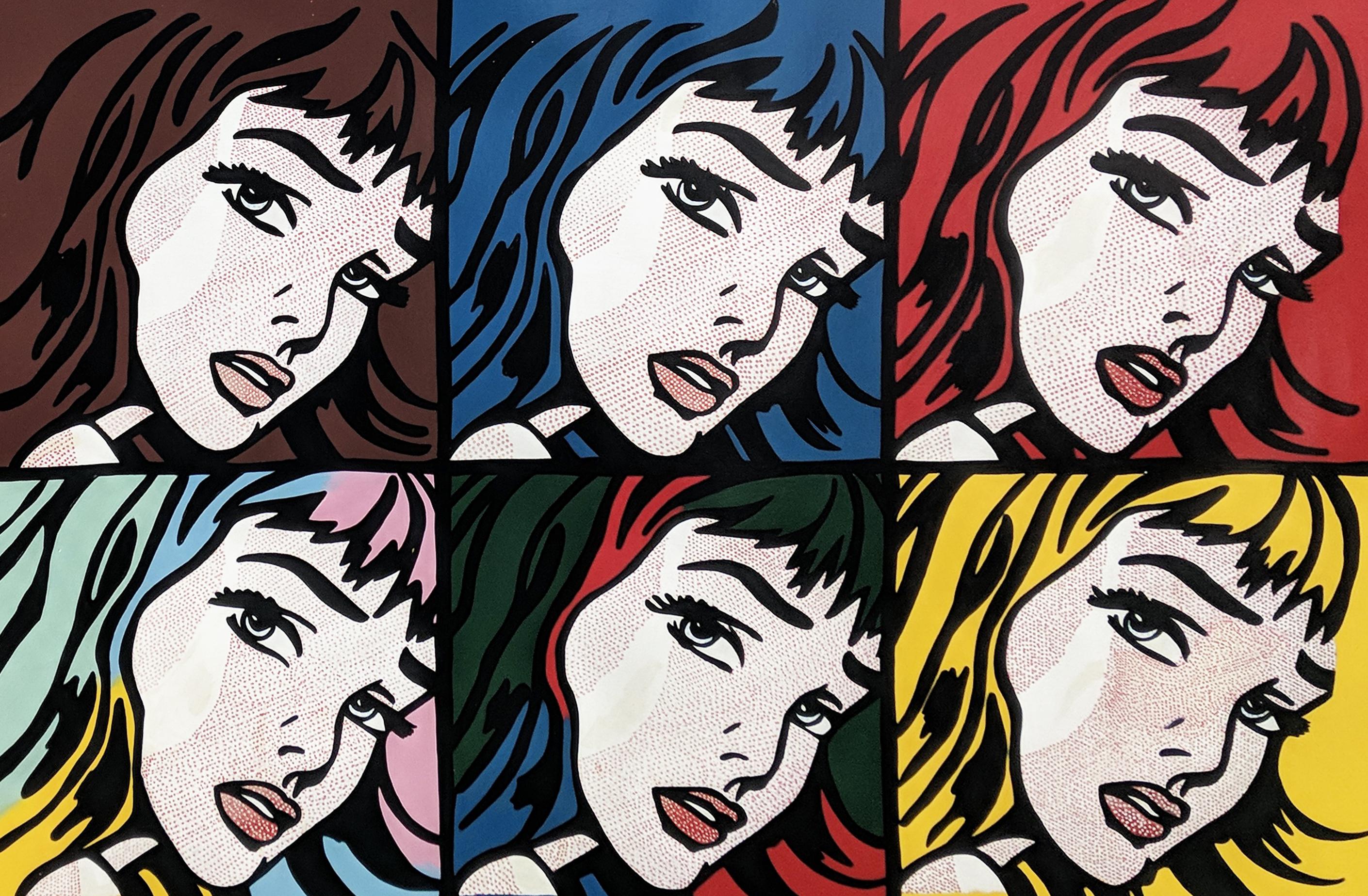 Why did Roy Lichtenstein paint The Crying Girl?