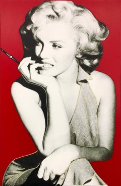 Steve Kaufman - Marilyn Monroe Hollywood Louis Vuitton Original