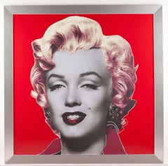 Massive Steve Kaufman - Marilyn Monroe - Peinture à l'huile originale unique documentée