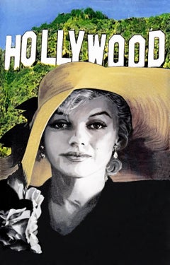 Sophisticated Marilyn - Hollywood Style (large unique painting)