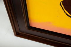 Steve Kaufman $100 bill Original Painting on Silkscreen on Canvas Andy Warhol As