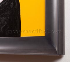 Steve Kaufman Al Pachino Scarface Cohiba Cigar Original Oil Painting Documented