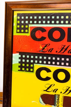 Steve Kaufman Double Cohiba Cigar Original Oil Painting Warhol Famous Assistant