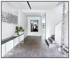 Steve Kaufman Large Oil Painting On Canvas Marilyn Monroe Hollywood Signed Art