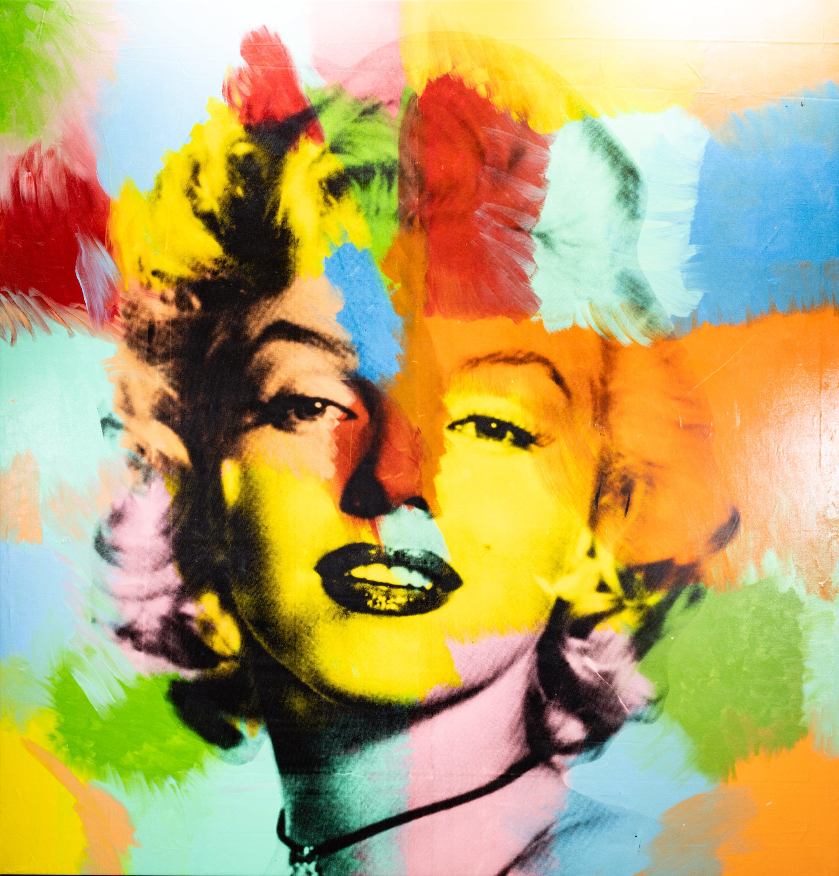 Artistics : Steve Kaufman
Titre : Marilyn Monroe
Moyen d'expression : Peinture à l'huile originale 1/1 sur toile sérigraphiée
Taille étirée : 68" x 65"
Taille de l'édition : Il n'y a pas eu d'édition de cette pièce. Il s'agit d'une peinture à