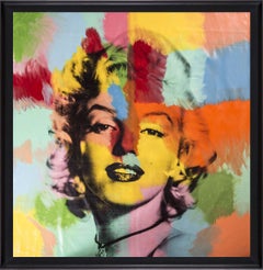 Steve Kaufman Largest 75"x71" Original Painting 1/1 Unique Marilyn Monroe 