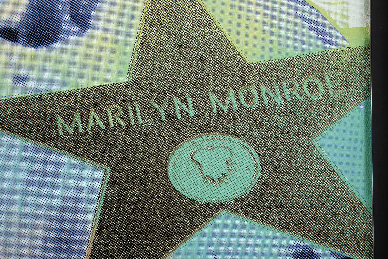 Steve Kaufman Marilyn Monroe SAK Hollywood Star Large Limited Painting Warhol For Sale 2