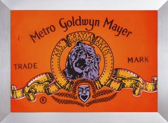 Steve Kaufman MGM Goldwyn Mayer Warhol Célèbre assistant Peinture à l'huile toile