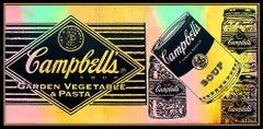STEVE KAUFMAN Oil Painting on Canvas Original Signed Campbells Soup Authentic
