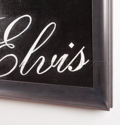 Steve Kaufman Original Oil Painting Elvis Rock Music Signed Pop Art