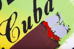 Steve Kaufman Romeo Cohiba Cigars Original Oil Painting Warhol Famous Assistant