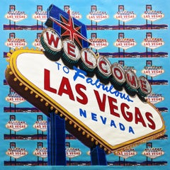 Welcome To Fabulous Las Vegas (large unique painting)
