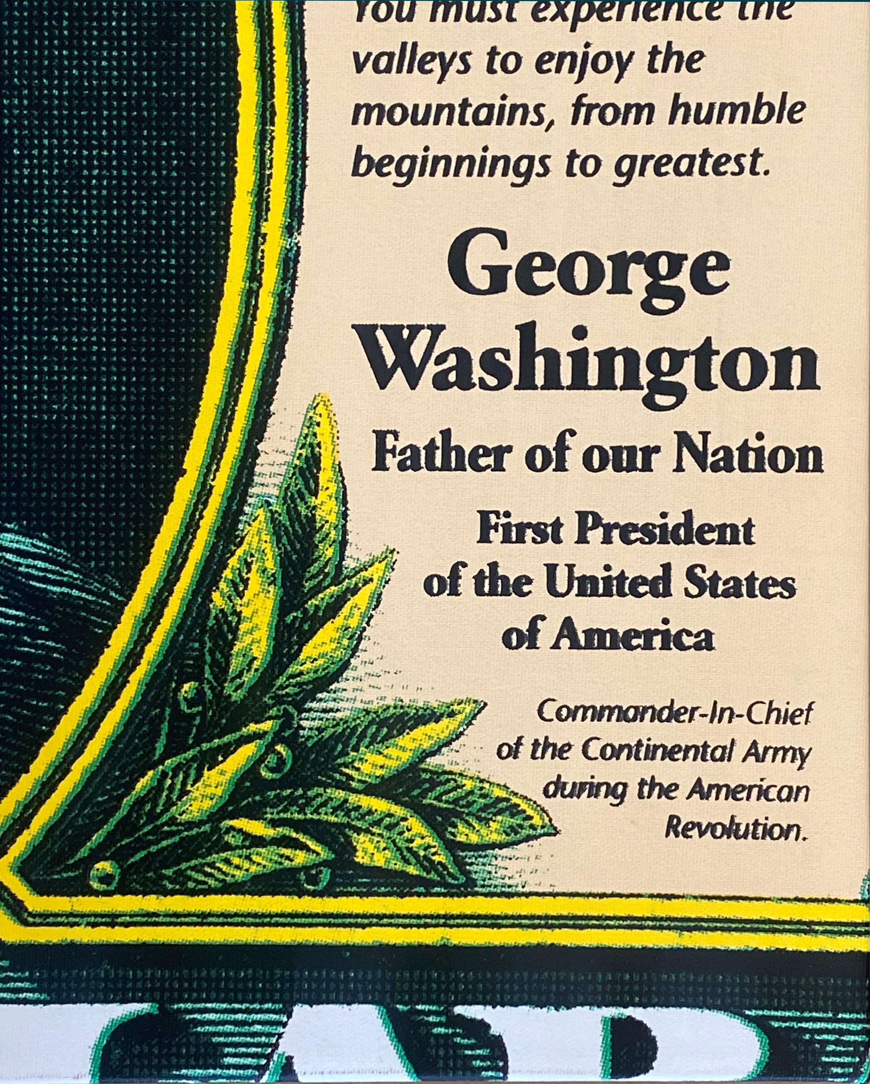 George Washington: Father of Our Nation - Pop Art Print by Steve Kaufman