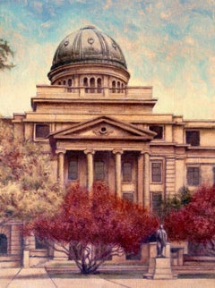 Academic Building, Painting, Oil on Canvas