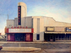 Teatro del Campus Art Deco, Pittura, Olio su tela
