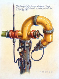 Creazione idraulica n. 2, Pittura, Olio su tela