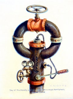 Creazione idraulica n. 3, Pittura, Olio su tela