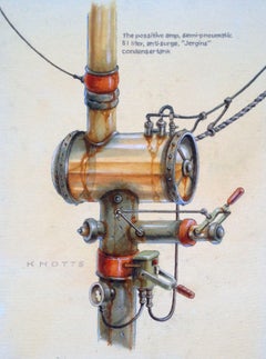 Plumbing creation No. 5, Painting, Oil on Canvas
