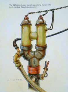 Plumbing creation No. 6, Painting, Oil on Canvas