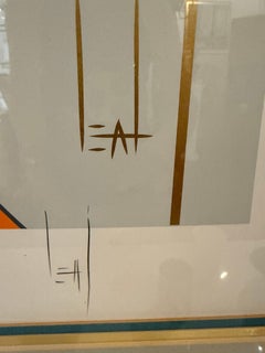 Stylish Woman, Serigraph by Leal