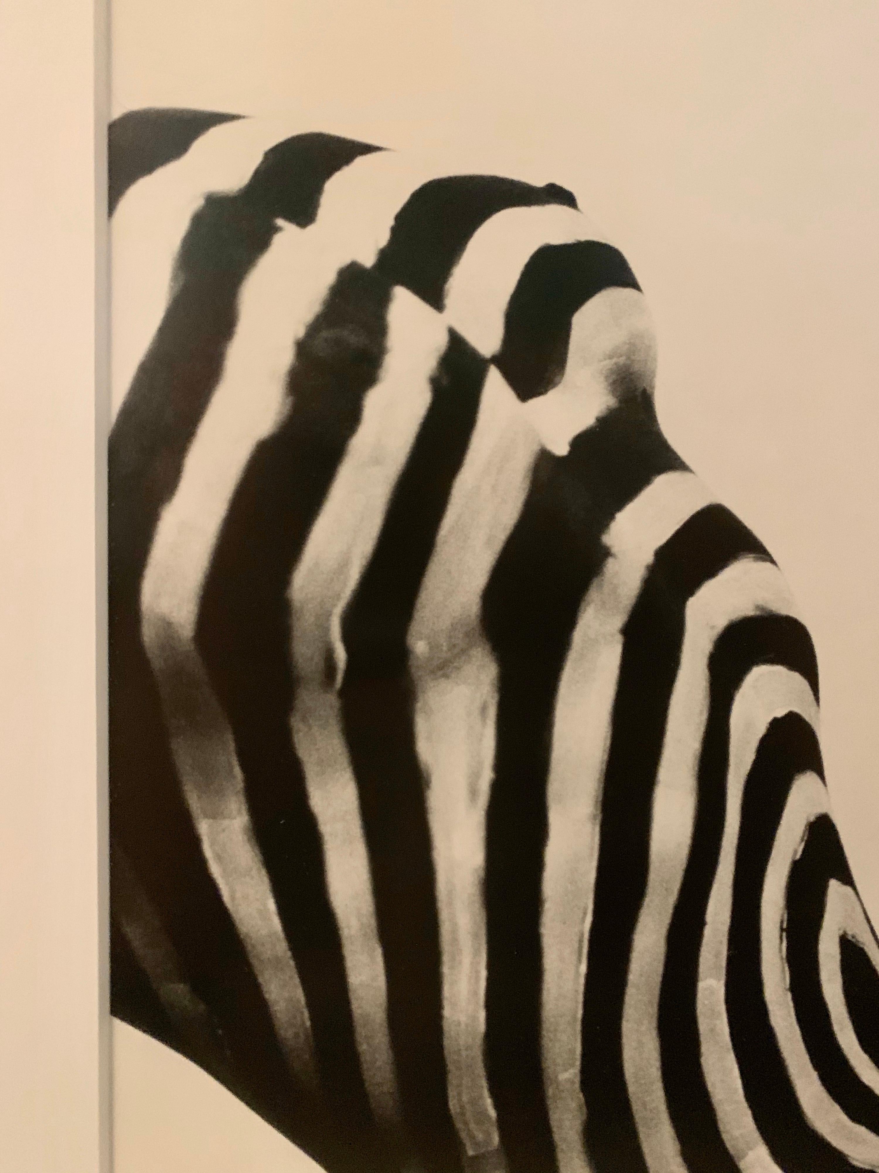 Postmoderne Steve Levine - Photographie encadrée en noir et blanc:: 