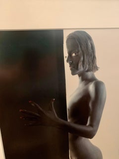 Steve Levine Black and White Framed Photography, "Mona" 3
