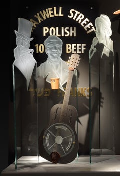 "Maxwell Street" wall sculpture