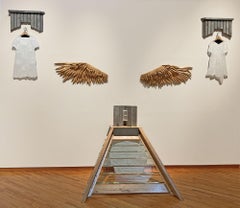 "N'oubliez Pas (Anselm Kiefer)" wall sculpture installation