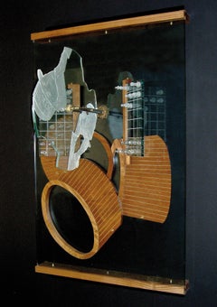 "Provocador (Marcel Duchamp)" escultura mural retrato