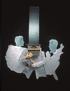 "Escultura mural "Carrera hacia el ocaso (Jack Kerouac)