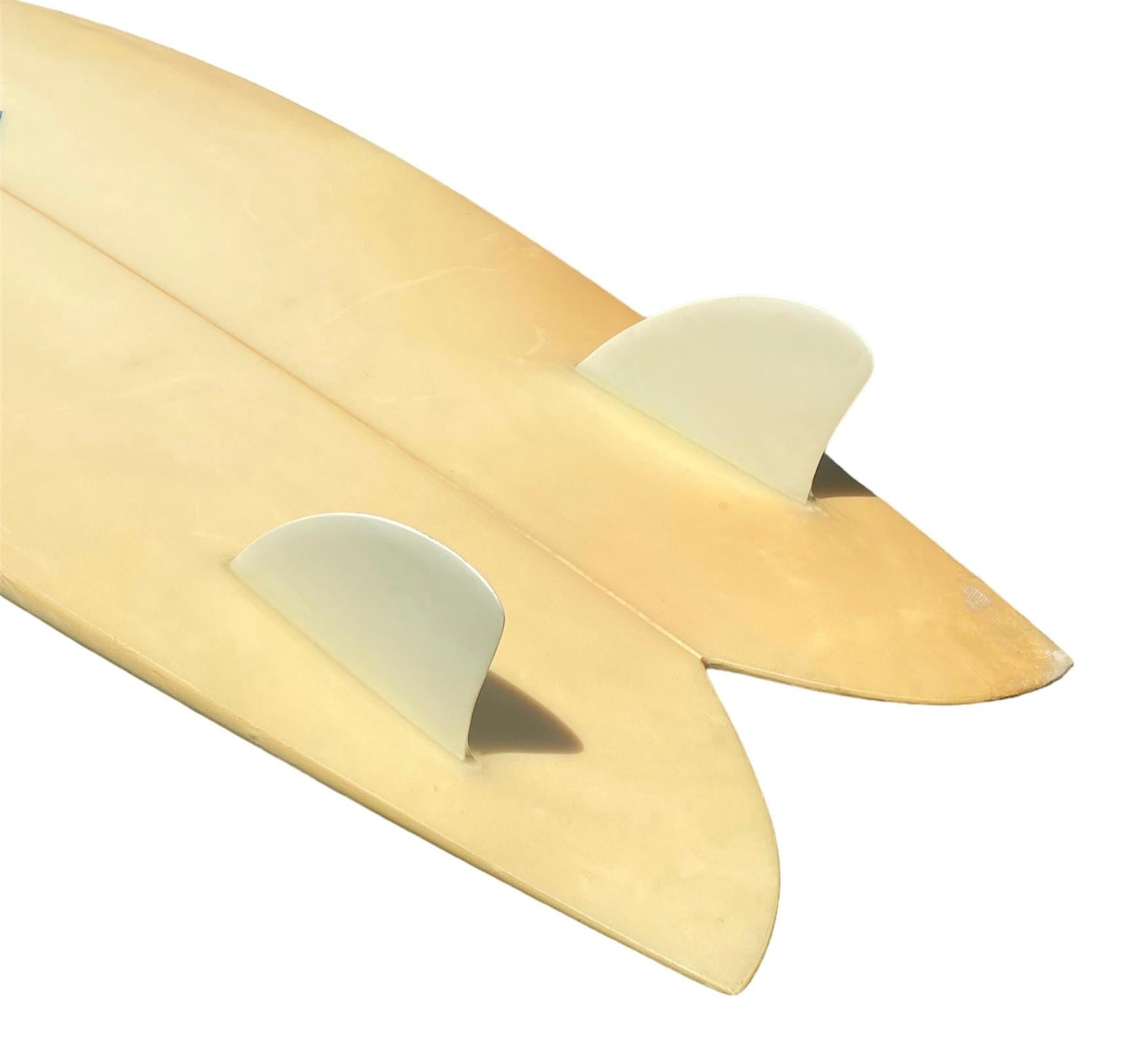 American Steve Lis shaped ‘Flaming’ Fish surfboard