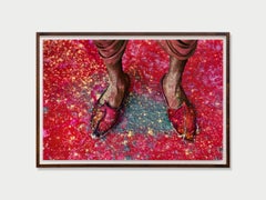 Un aldeano participa en el Festival de Holi, Rajastán, India, 1996