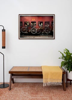 Bicycles on Side of Train, India, 1983 - Steve McCurry (Colour Photography)