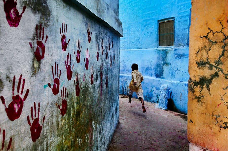 Boy in Mid-Flight by Steve McCurry, 2007, Digital C-Print, Photography