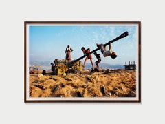 Children Play on Tank, Lebanon, 1982 - Steve McCurry (Colour Photography)