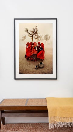Tormenta de polvo, Rajastán, India, 1983 - Steve McCurry (Fotografía en color)