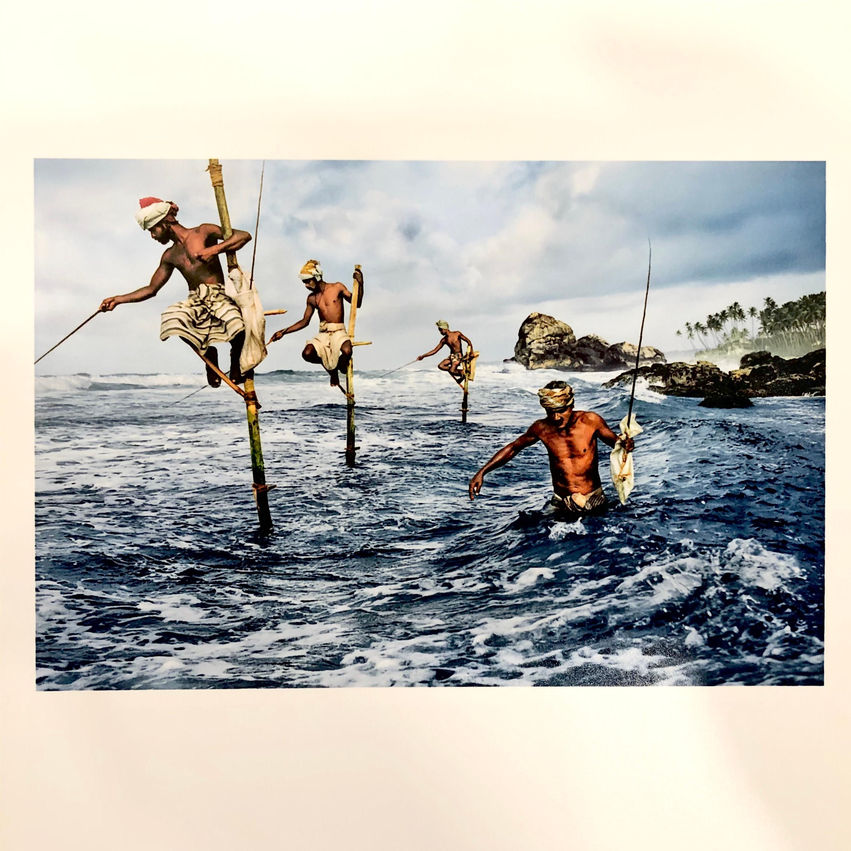 Steve McCurry Color Photograph - Fishermen, Weligama, South Coast, Sri Lanka, 1995